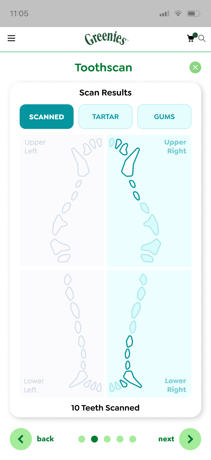 mars work/toothscan/greenies 5